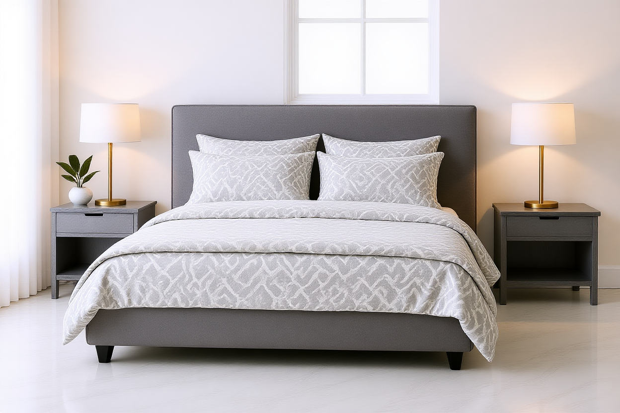 EDINBOROUGH (AUSSIE MADE) UPHOLSTERED BEDROOM COLLECTION - ASSORTED FABRICS AND COLOURS - STARTING FROM $799