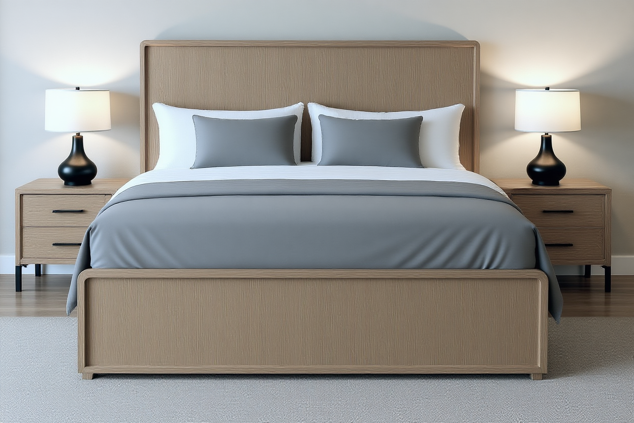 ROUNDING (AUSSIE MADE) TIMBER BEDROOM COLLECTION - ASSORTED STAINED COLOURS - STARTING FROM $1999