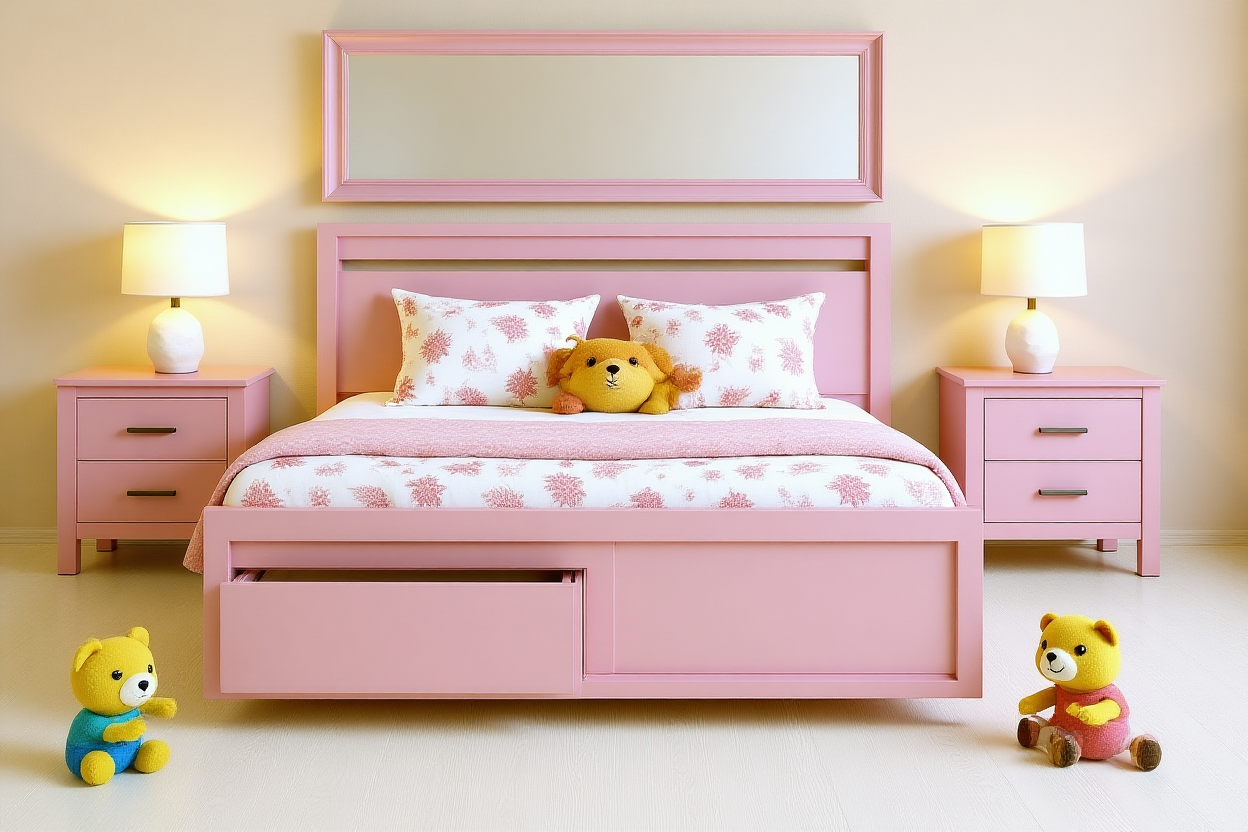 TOPPS (AUSSIE MADE) KIDS BEDROOM COLLECTION - ASSORTED PAINTED COLOURS - STARTING FROM $1499