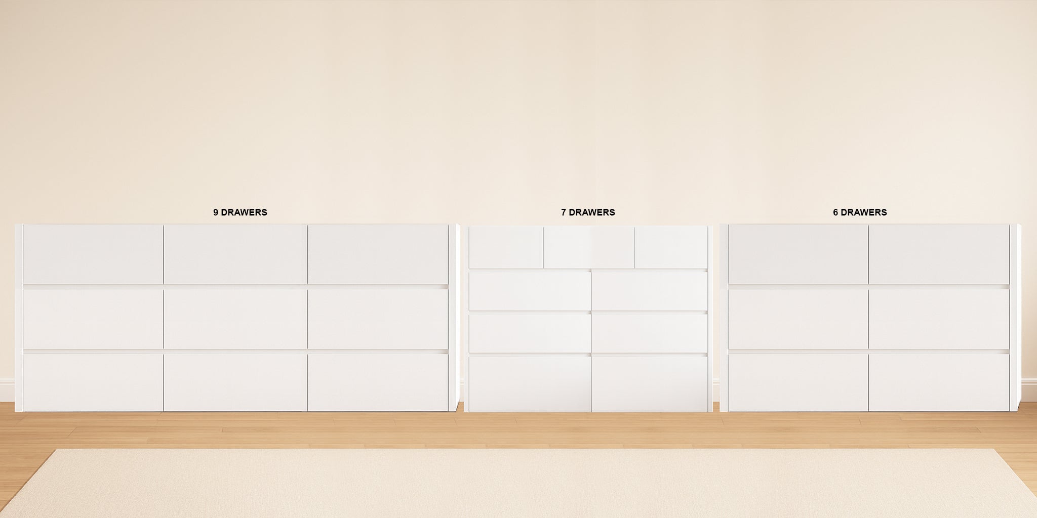 AVALON (AUSSIE MADE) LOWBOY COLLECTION - ASSORTED PAINTED COLOURS