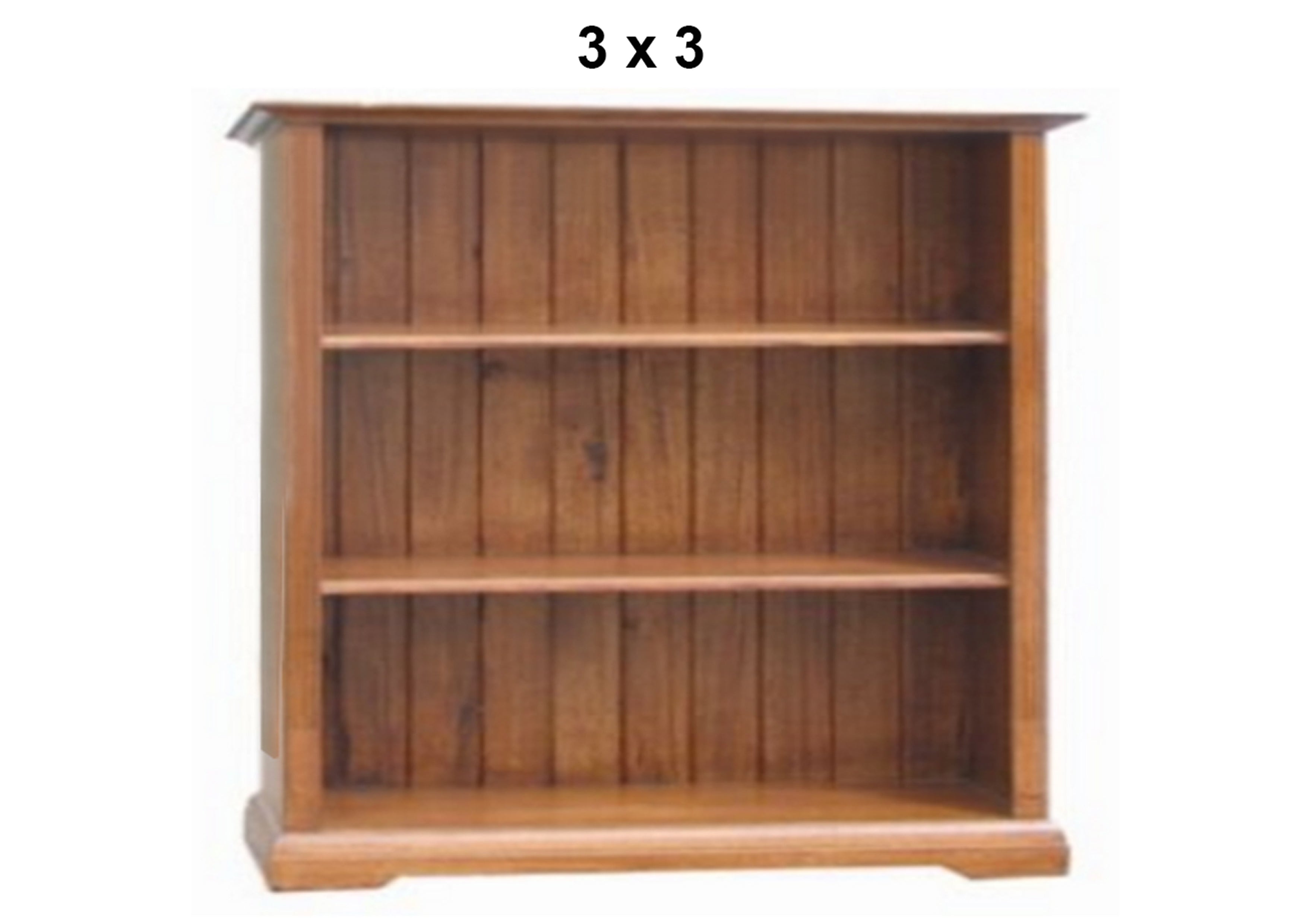 CHURACHS (AUSSIE MADE) LOWLINE BOOKCASE COLLECTION - ASSORTED STAINED COLOURS - STARTING FROM $499