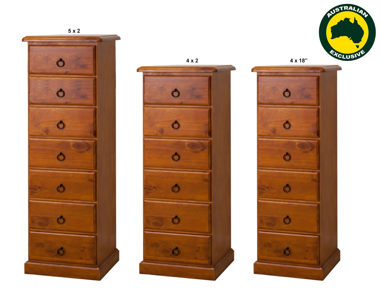 CRYSTAL (AUSSIE MADE) NARROWBOY COLLECTION - ASSORTED STAINED COLOURS - STARTING FROM $699