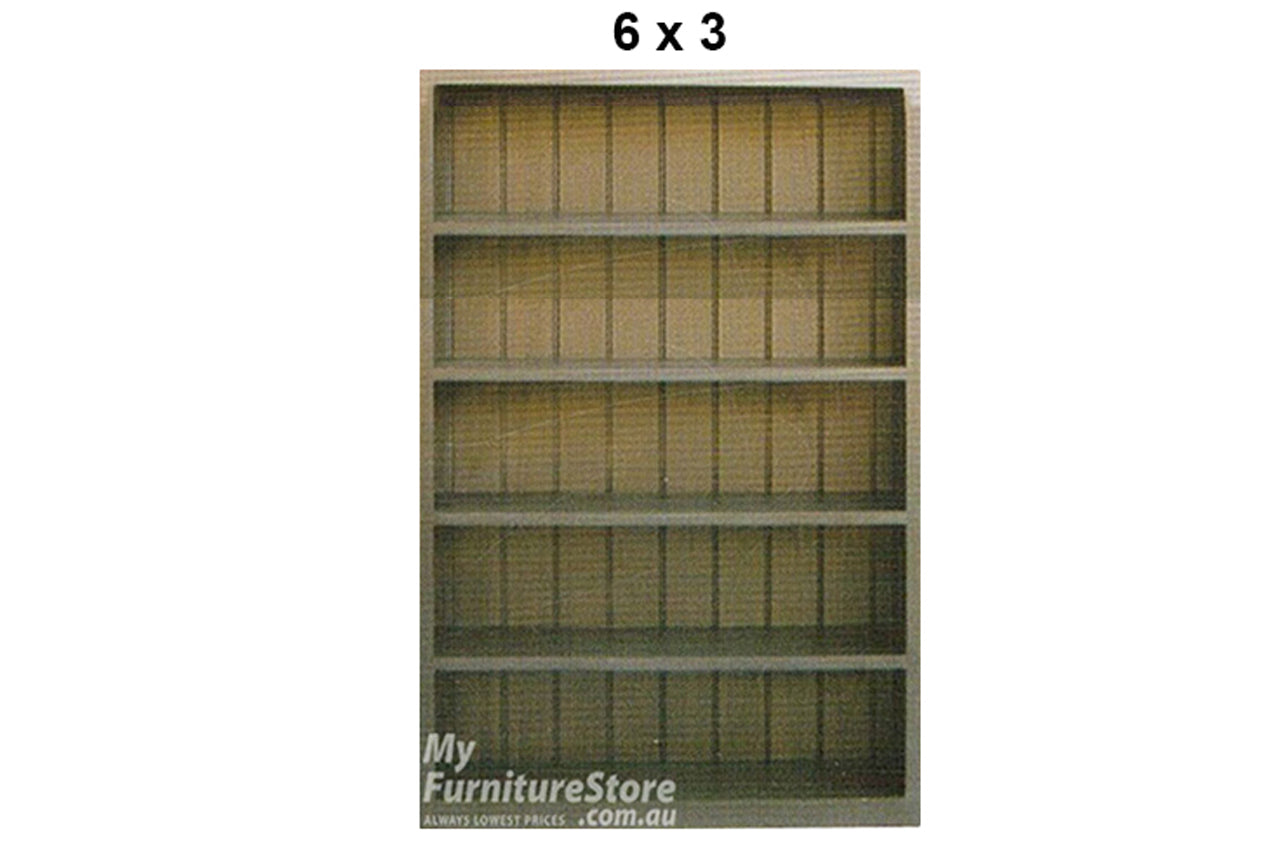 CUBE (AUSSIE MADE) HIGHLINE STANDARD BOOKCASE COLLECTION - TASMANIA OAK COMBINATION - ASSORTED STAINED COLOURS - STARTING FROM $899