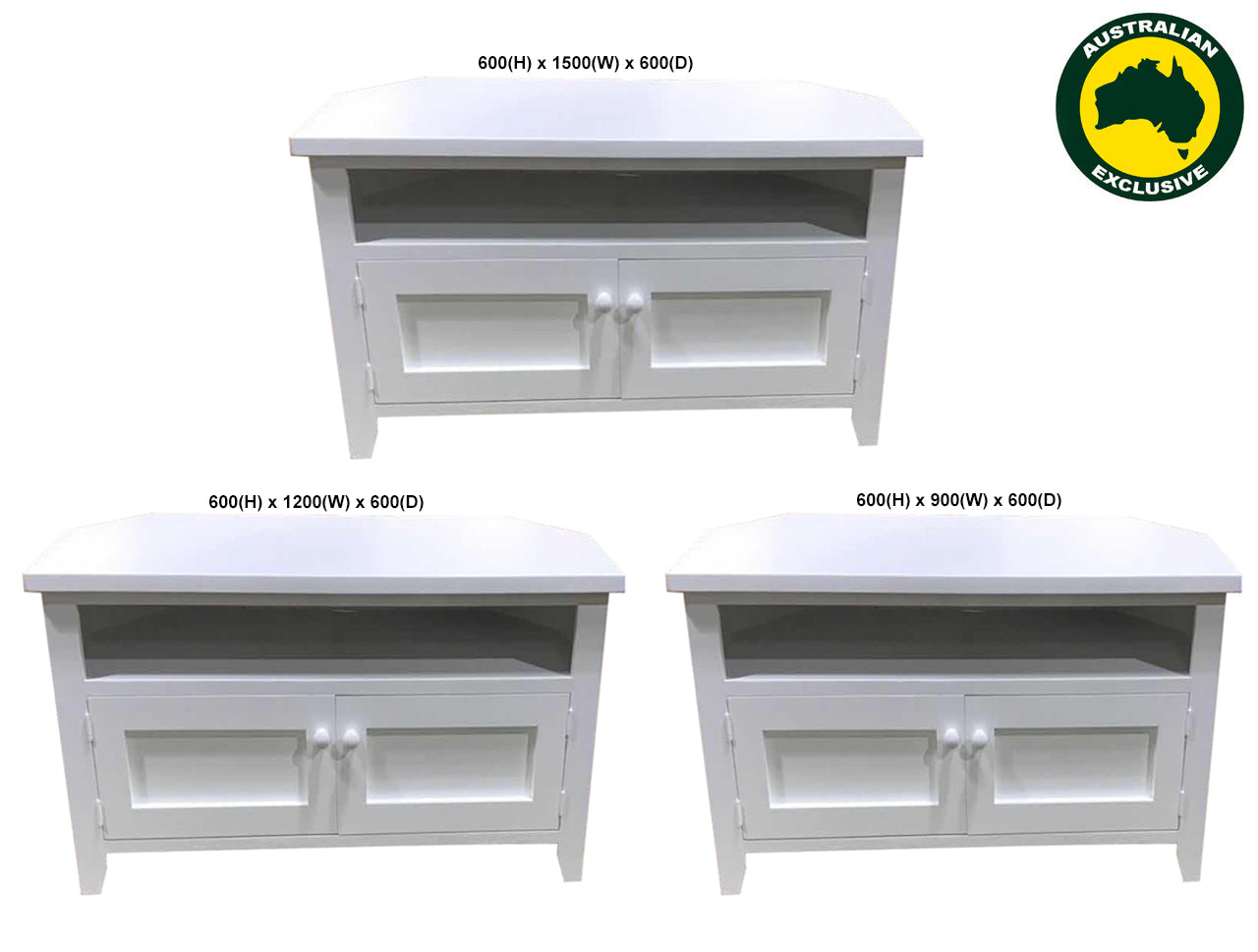 DANNY (AUSSIE MADE) TV UNIT COLLECTION - ASSORTED PAINTED COLOURS - STARTING FROM $799