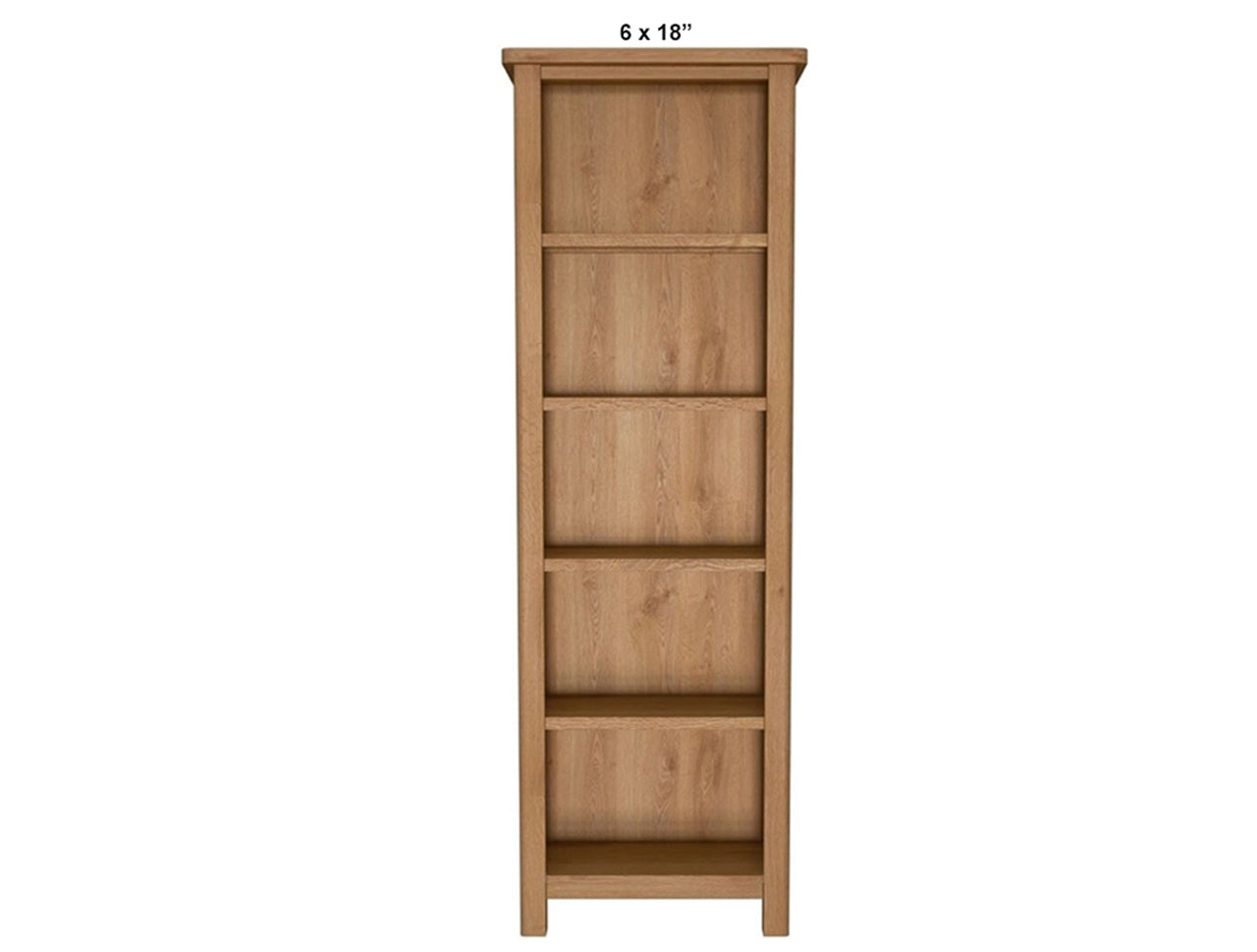 EMINENCE (AUSSIE MADE) SKINNY BOOKCASE COLLECTION - TASSIE OAK COMBINATION - ASSORTED STAINED COLOURS - STARTING FROM $699