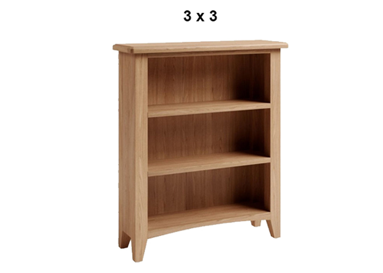 ELEGANCE (AUSSIE MADE) LOWLINE TASSIE OAK COMBINATION BOOKCASE COLLECTION - ASSORTED COLOURS - STARTING FROM $649