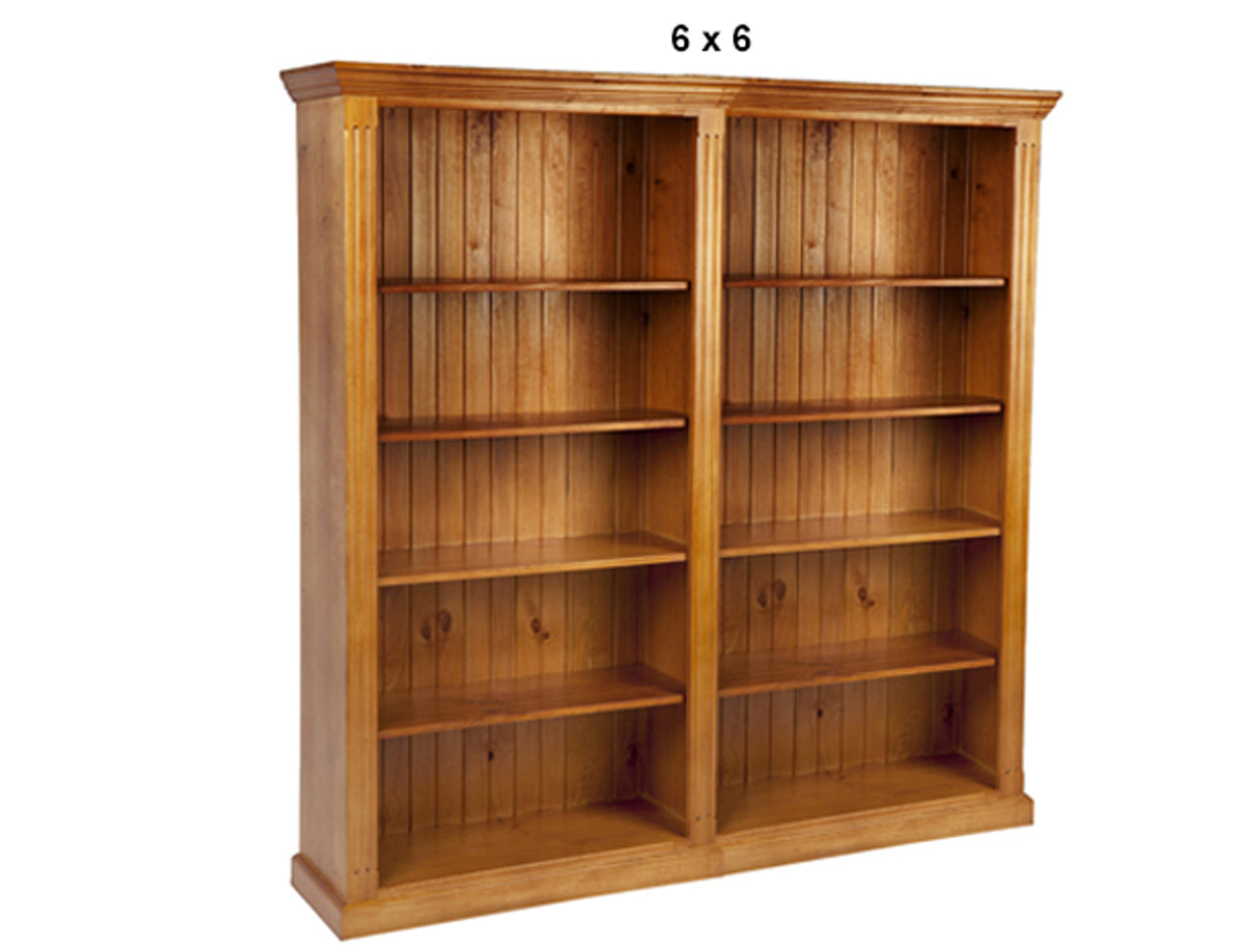 FEDERATION (AUSSIE MADE) BOOKCASE WITH TWIN LINES COLLECTION - ASSORTED STAINED COLOURS - STARTING FROM $1399