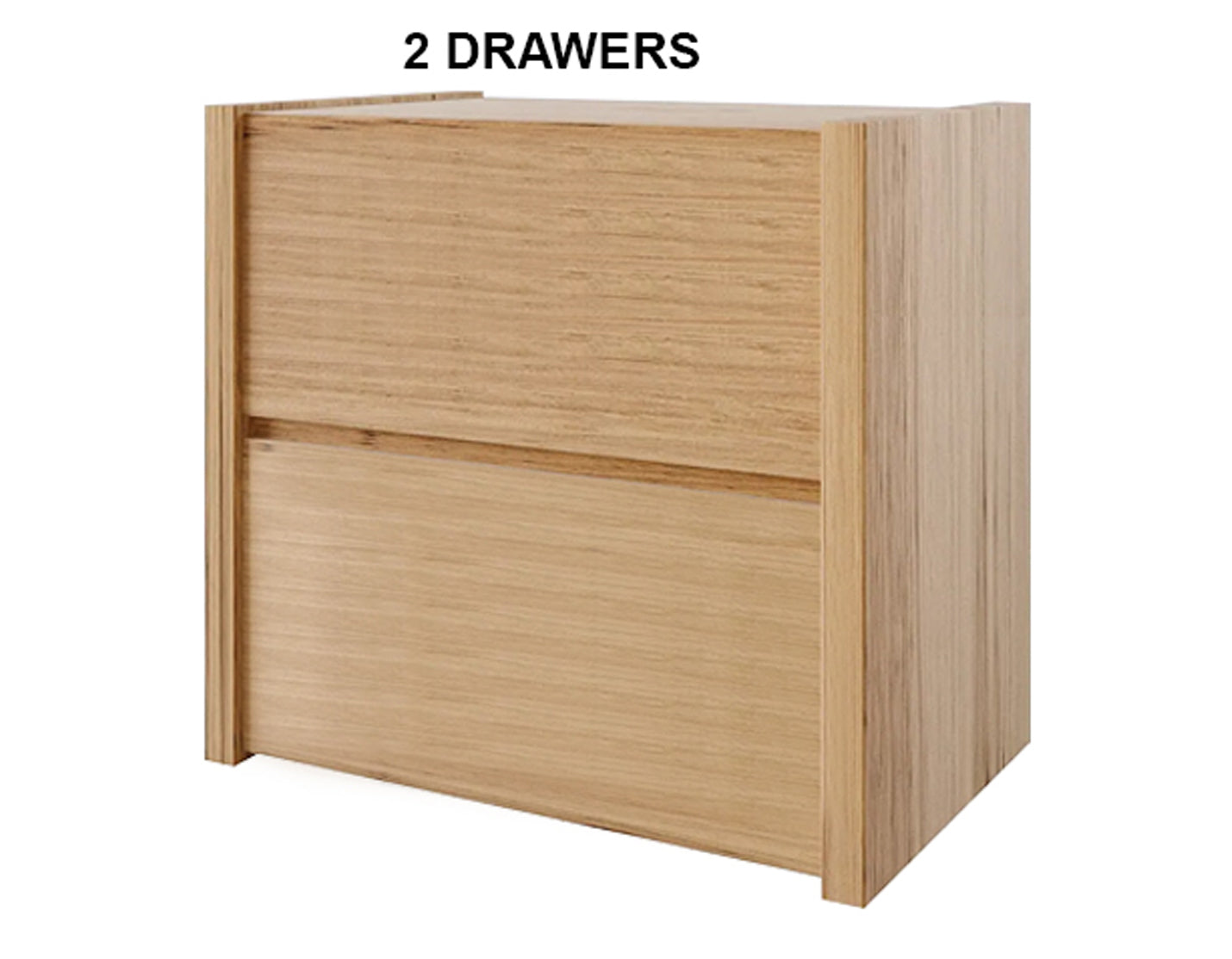 NEWPORT (AUSSIE MADE) BEDSIDE TABLE COLLECTION - TASSIE OAK COMBINATION - ASSORTED STAINED COLOURS