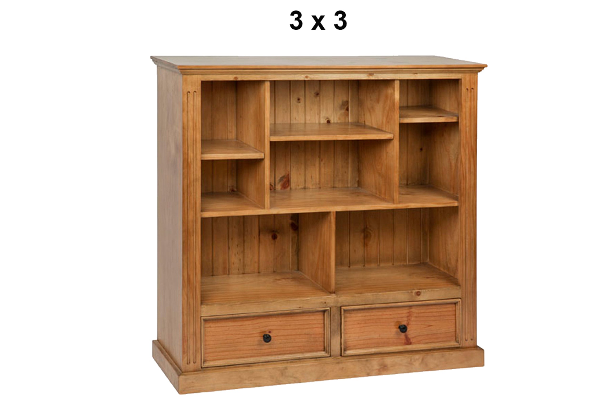 HERALDY (AUSSIE MADE) LOWLINE BOOKCASE COLLECTION - ASSORTED STAINED COLOURS - STARTING FROM $599