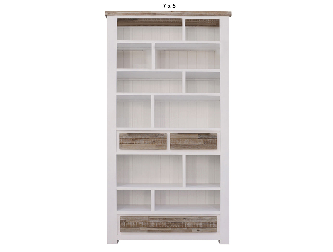 HOMESTEAD (AUSSIE MADE) HIGHLINE BOOKCASE WITH 3 DRAWERS COLLECTION - ASSORTED PAINTED / STAINED COLOURS - STARTING FROM $1399