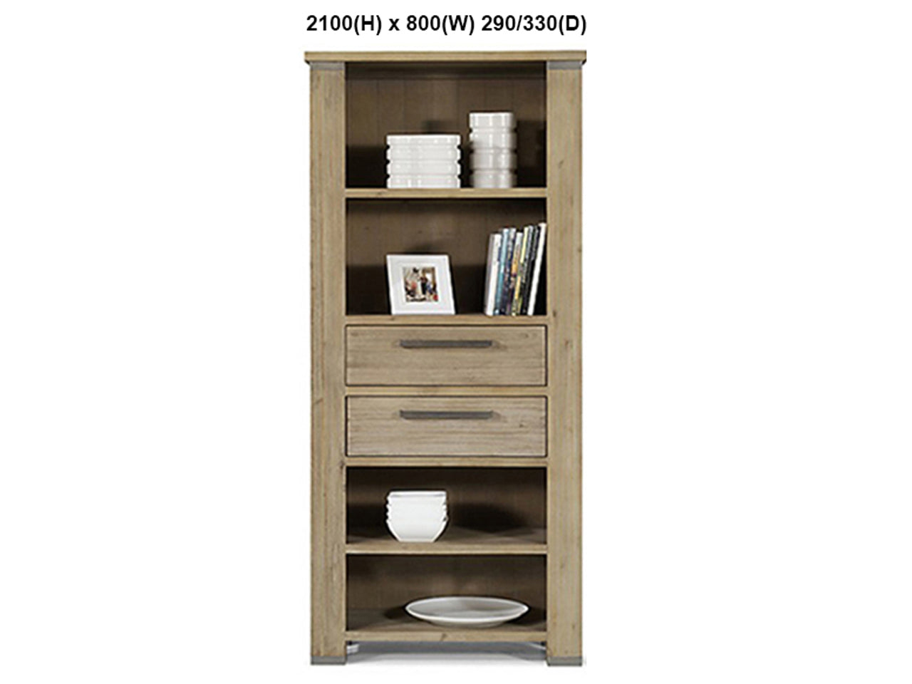 INTRO (AUSSIE MADE) HIGHLINE BOOKCASE DRAWER / NICHES - ASSORTED STAINED COLOURS - STARTING FROM $999