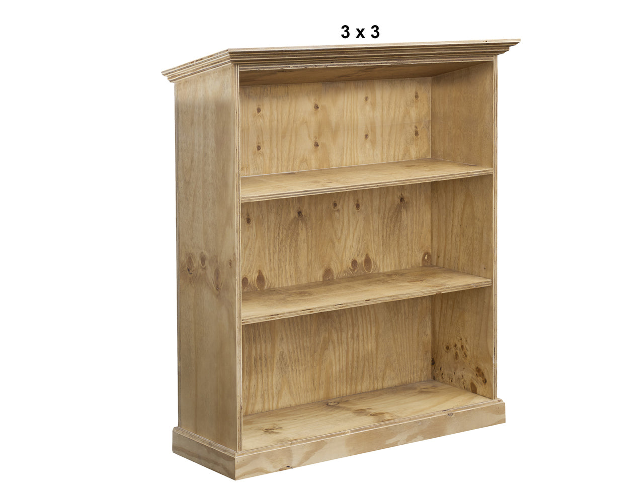 INDUSTRIALISED (AUSSIE MADE) LOWLINE BOOKCASE COLLECTION - ASSORTED STAINED COLOURS - STARTING FROM $499