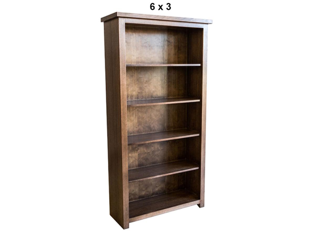 JACKIE (AUSSIE MADE) HIGHLINE STANDARD BOOKCASE COLLECTION - TASMANIA OAK COMBINATION - ASSORTED STAINED COLOURS - STARTING FROM $999