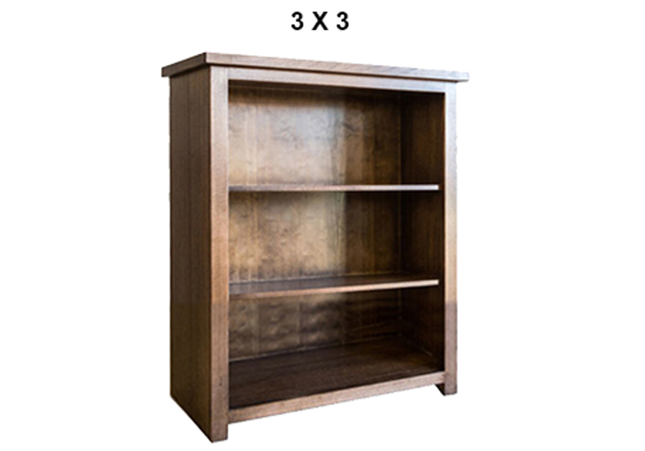 JACKIE (AUSSIE MADE) LOWLINE BOOKCASE COLLECTION - TASMANIA OAK COMBINATION - ASSORTED STAINED COLOURS - STARTING FROM $699