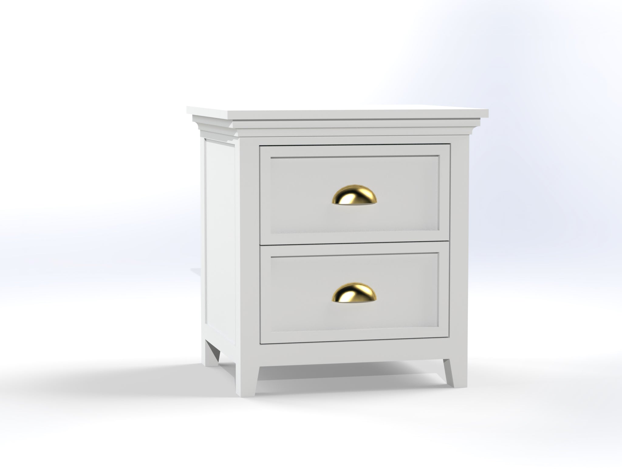 SINGLE OR KING SINGLE LANGLEY (CUSTOM MADE) 3 PIECE (BEDSIDE) BEDROOM SUITE - ASSORTED COLOURS