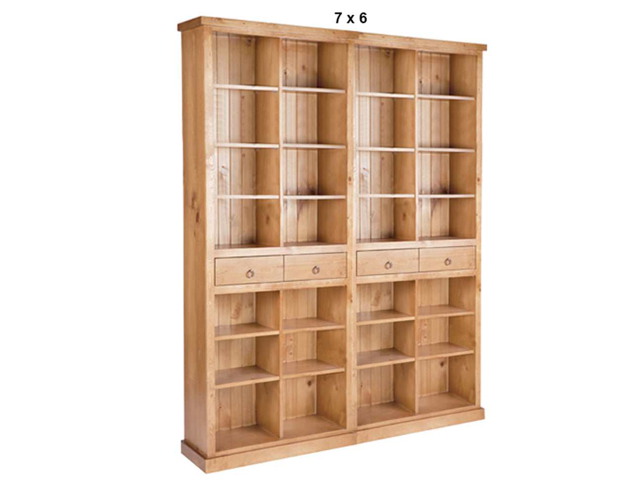 LITHGOW (AUSSIE MADE) BOOKCASE WITH 4 DRAWERS COLLECTION - ASSORTED STAINED COLOURS - STARTING FROM $1499