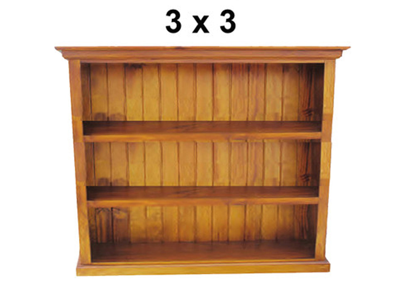 MARCELINE (AUSSIE MADE) LOWLINE BOOKCASE WITH DOUBLE TOP COLLECTION - ASSORTED COLOURS - STARTING FROM $449