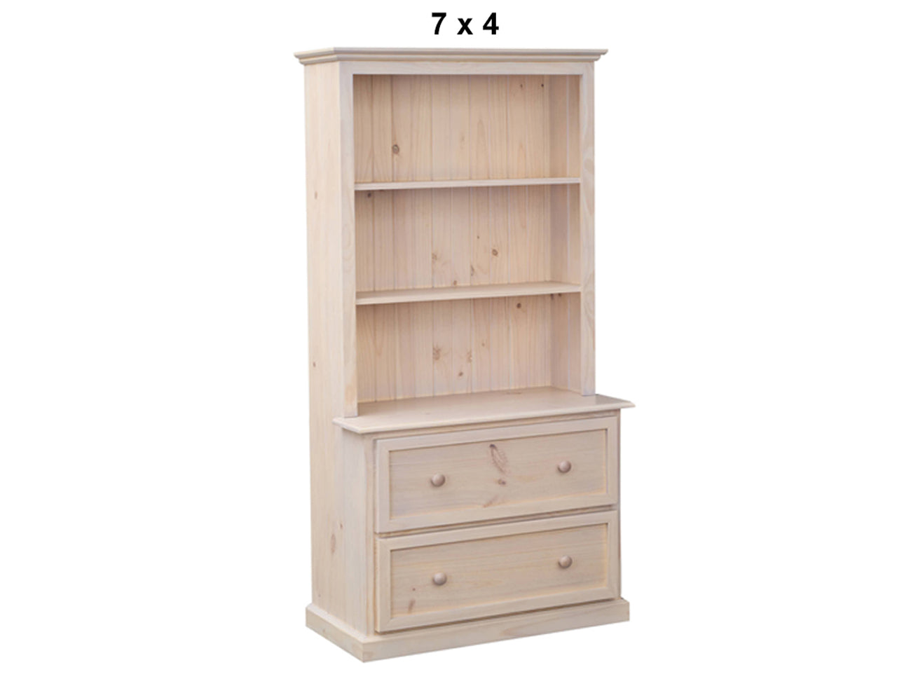 MELISSA (AUSSIE MADE) BOOKCASE COMBO WITH 2 DEEP BLANKETS DRAWERS COLLECTION - ASSORTED STAINED COLOURS - STARTING FROM $499