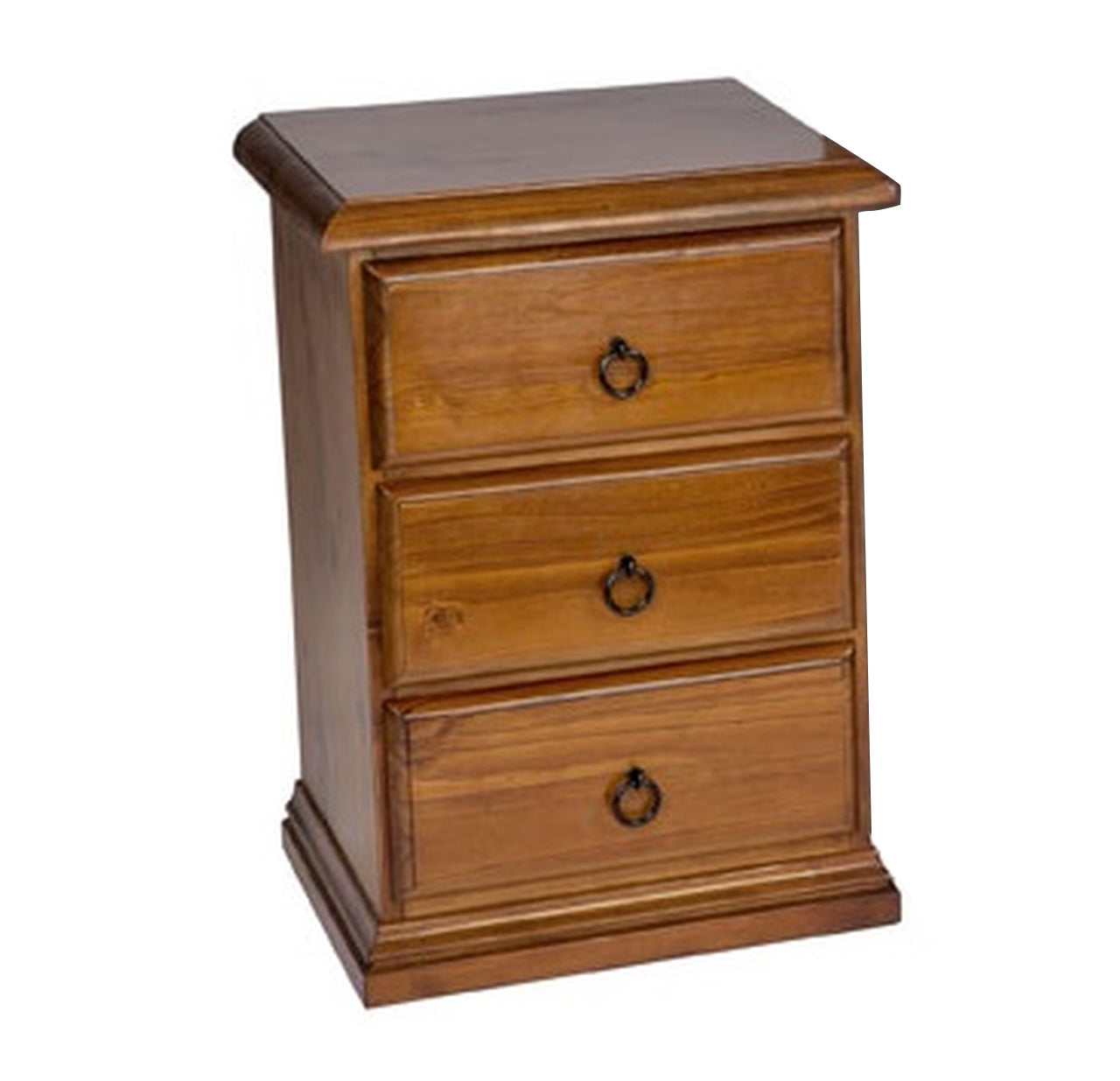 CRONULLA (AUSSIE MADE) 3 DRAWER BEDSIDE TABLE - ASSORTED COLOURS