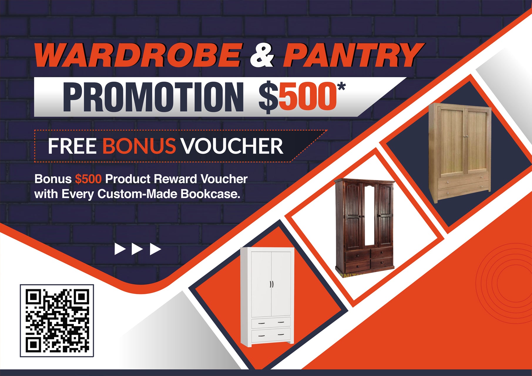 MUDGEE (AUSSIE MADE) 2 DOOR / 2 DRAWER WARDROBE COLLECTION - RAW - STARTING FROM $599