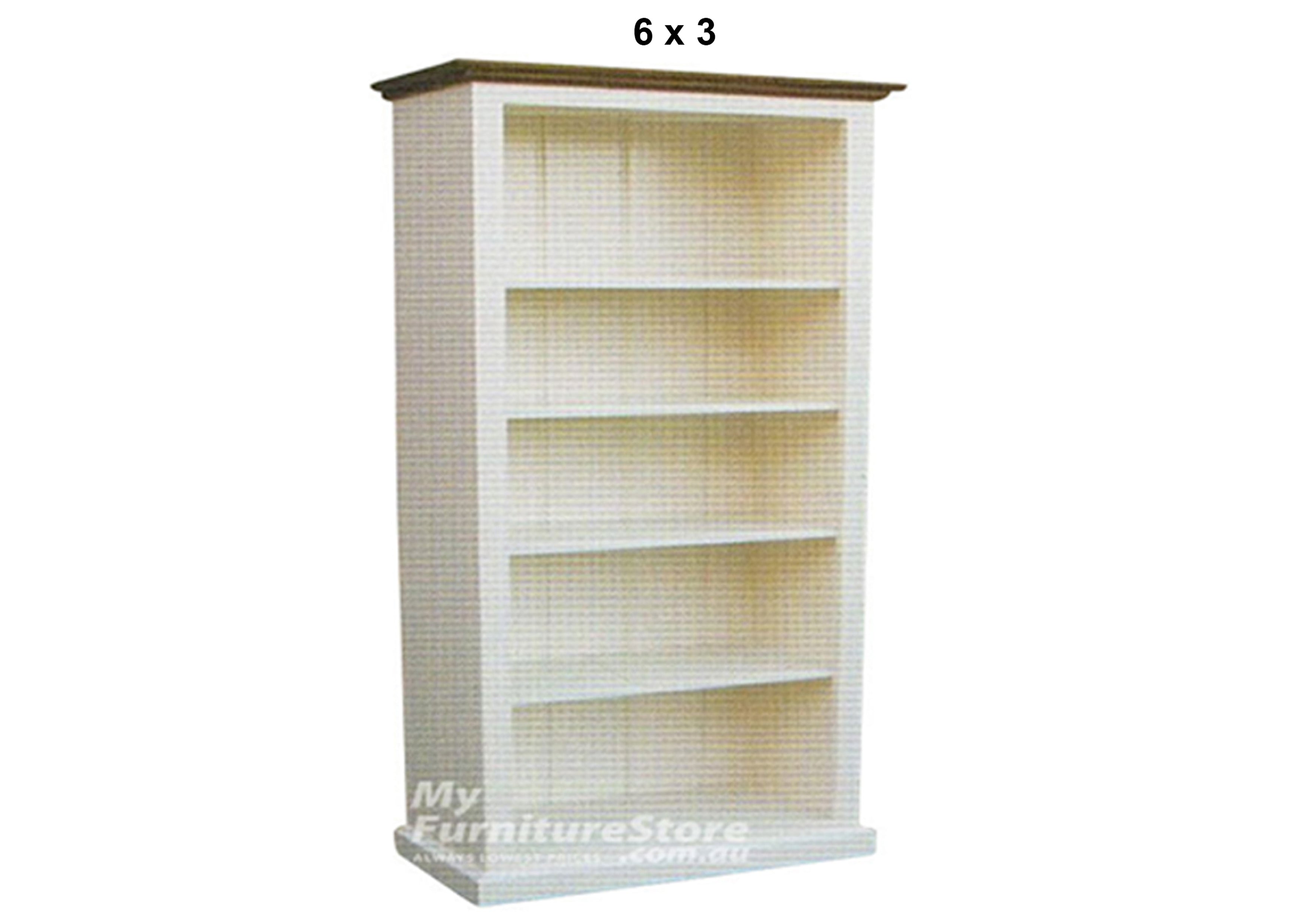 COLONIAL (AUSSIE MADE) HIGHLINE BOOKCASE COLLECTION - ASSORTED PAINTED COLOURS - STARTING FROM $799