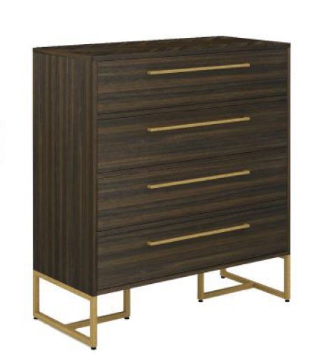 COUNTRY 4 DRAWER HARDWOOD TALLBOY  (18-15-13-1) - TESKY
