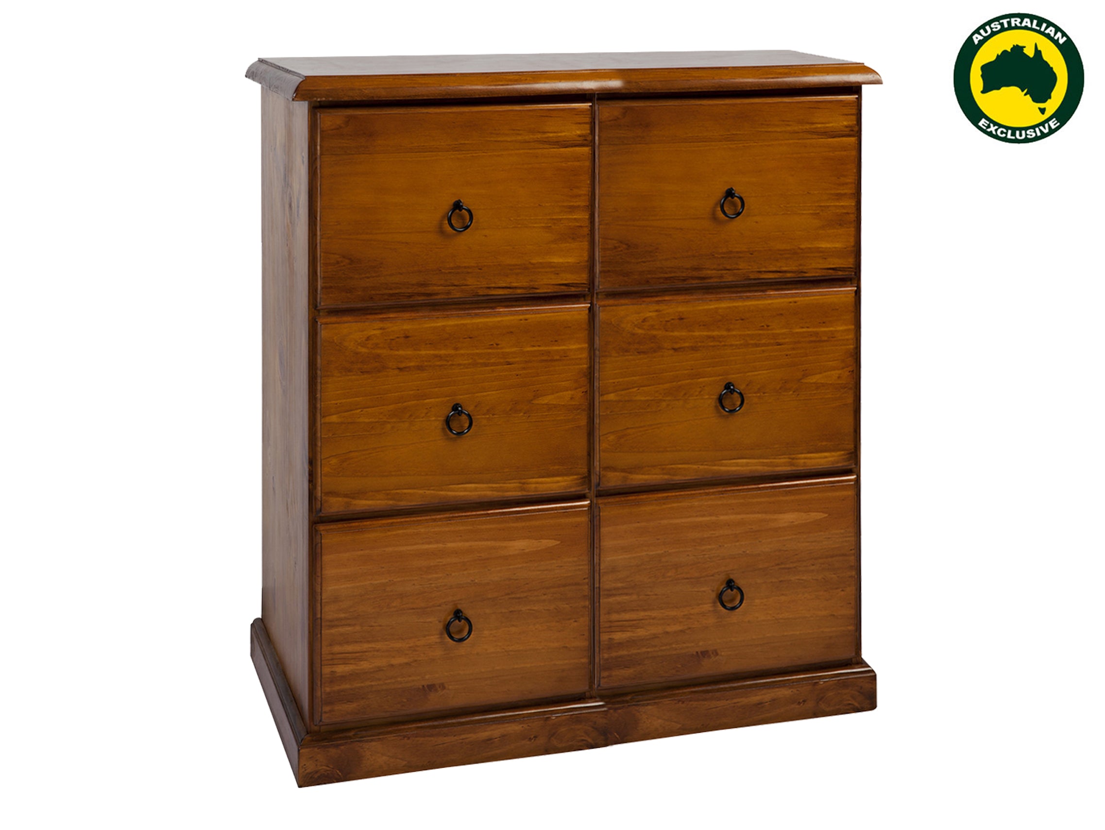 NOOSA (AUSSIE MADE) FILING CABINET COLLECTION - ASSORTED STAINED COLOURS - STARTING FROM $1199