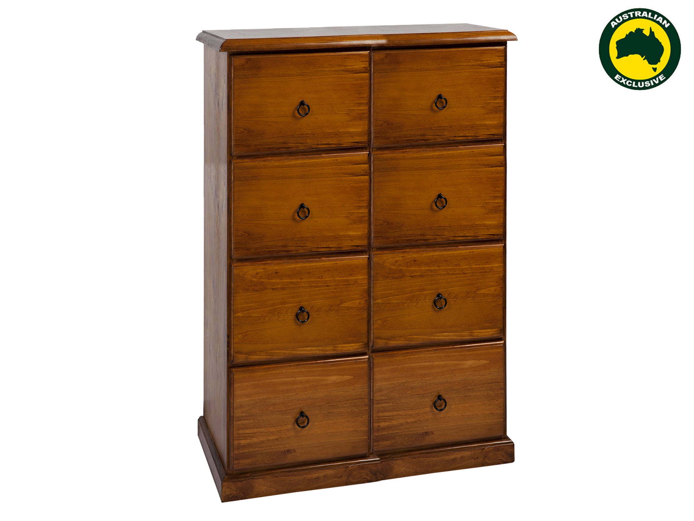 NOOSA (AUSSIE MADE) FILING CABINET COLLECTION - ASSORTED STAINED COLOURS - STARTING FROM $1199