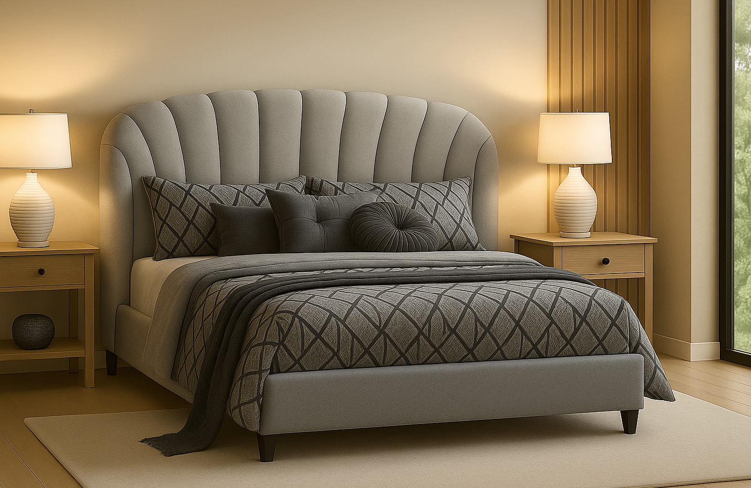 ART (AUSSIE MADE) UPHOLSTERED BEDROOM COLLECTION – ASSORTED FABRICS & COLOURS - STARTING FROM $799