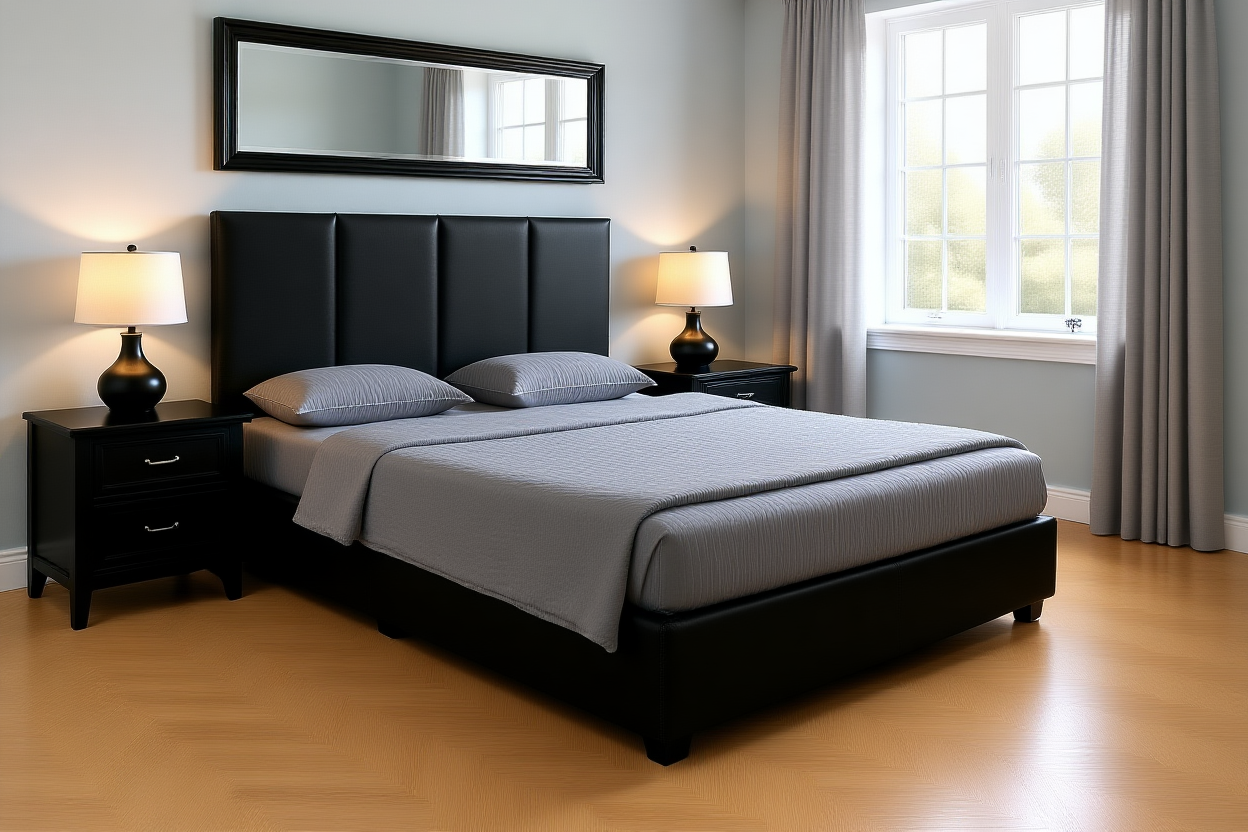 DEACOM (AUSSIE MADE) UPHOLSTERED BEDROOM COLLECTION - ASSORTED FABRICS AND COLOURS - STARTING FROM $499