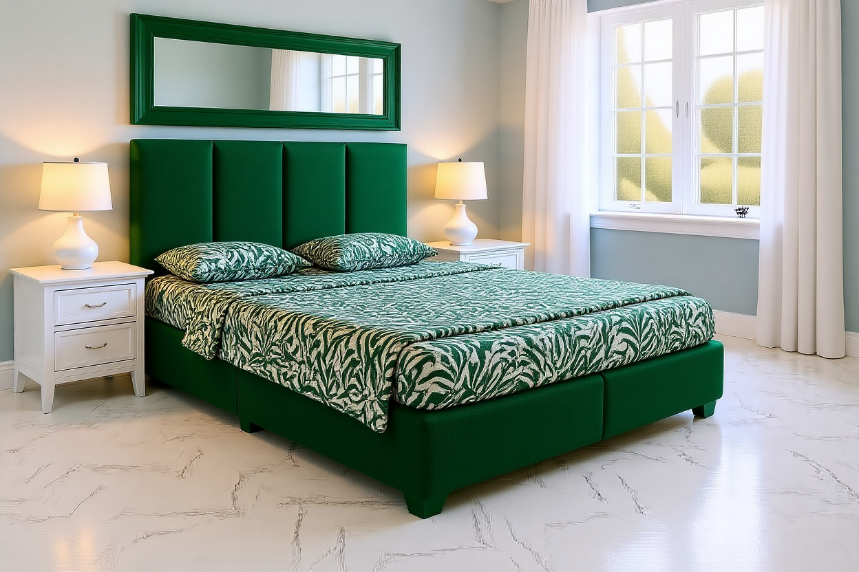 DEACOM (AUSSIE MADE) UPHOLSTERED BEDROOM COLLECTION - ASSORTED FABRICS AND COLOURS - STARTING FROM $499