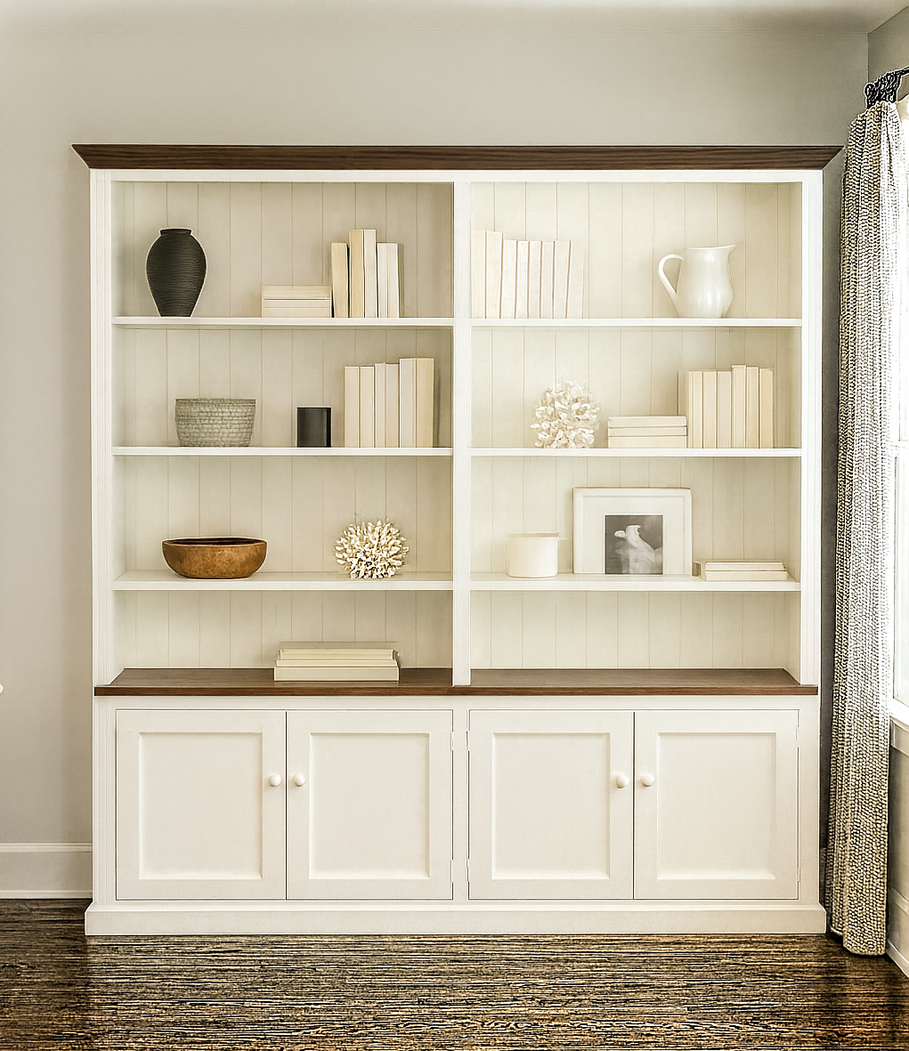 BAYSIDE (AUSSIE MADE) 4 DOOR PIGEON PAIRED BOOKCASE COLLECTION (3 SECTIONS) - ASSORTED COLOURS - STARTING FROM $1499