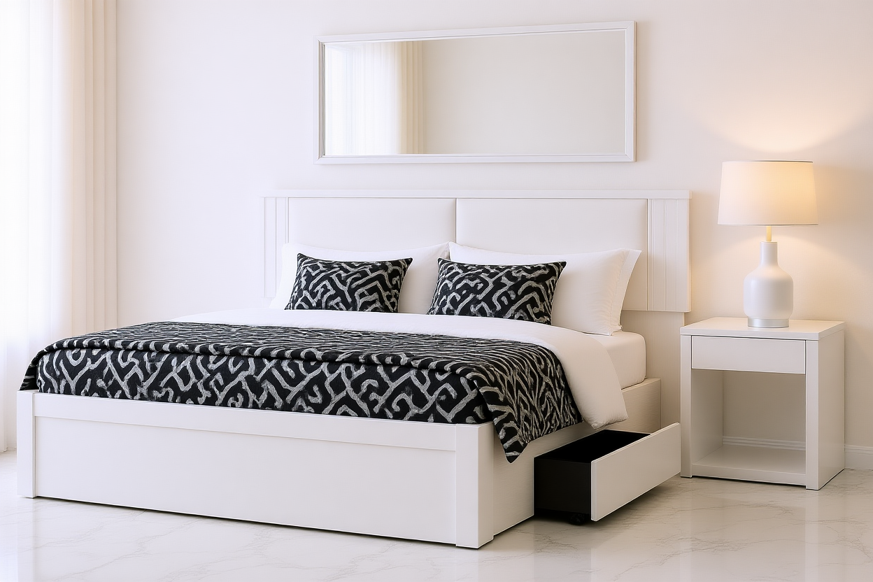 BENTLEY (AUSSIE MADE) UNDERBED STORAGE BEDROOM COLLECTION - ASSORTED STAINED COLOURS - STARTING FROM $1499