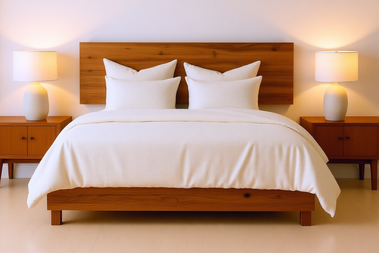 BYRON (AUSSIE MADE) SOLID TIMBER BEDROOM COLLECTION - ASSORTED STAINED COLOURS - STARTING FROM $999