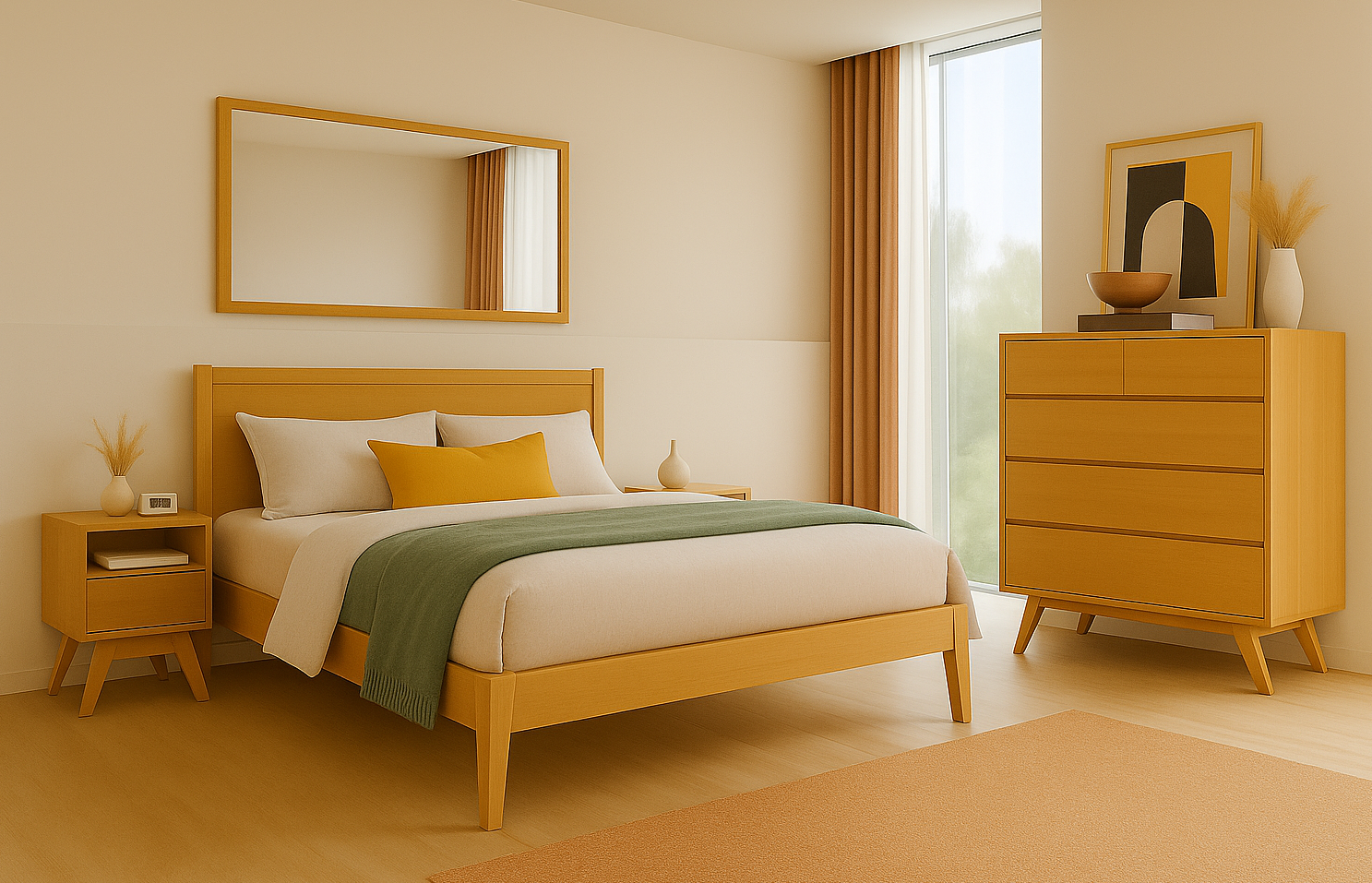 CHAMPION (AUSSIE MADE) BEDROOM COLLECTION - ASSORTED STAINED AND PAINTED COLOURS - STARTING FROM $1299