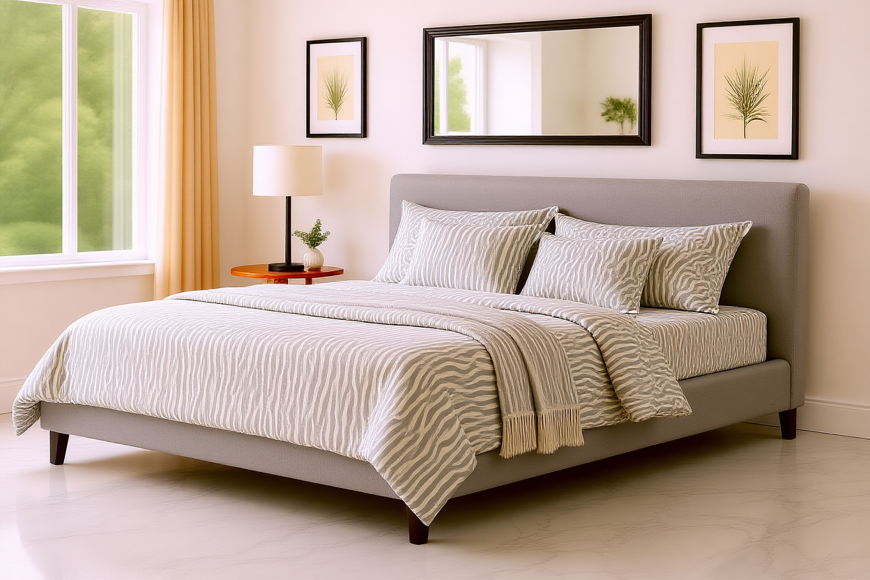 CIARA (AUSSIE MADE) UPHOLSTERED BEDROOM COLLECTION - ASSORTED FABRICS AND COLOURS - STARTING FROM $499