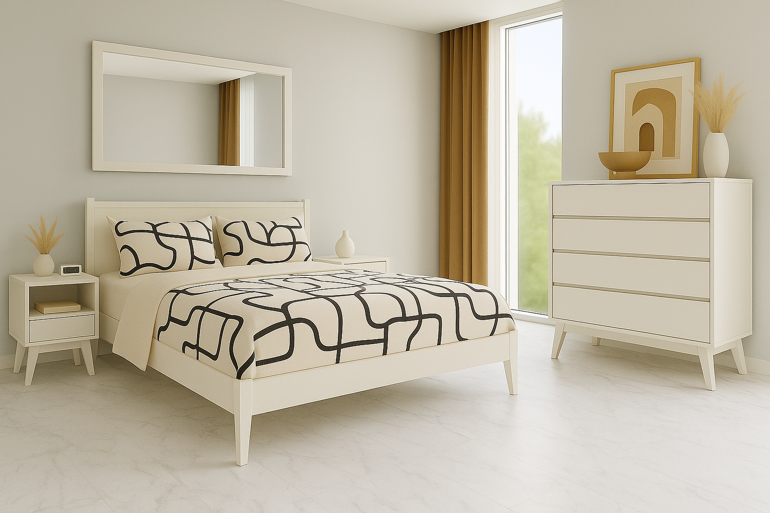 CHAMPION (AUSSIE MADE) BEDROOM COLLECTION - ASSORTED STAINED AND PAINTED COLOURS - STARTING FROM $1299
