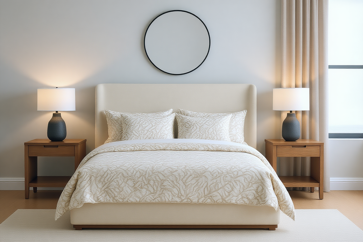 DAYTONA (AUSSIE MADE) UPHOLSTERED BEDROOM COLLECTION - ASSORTED FABRICS AND COLOURS - STARTING FROM $999