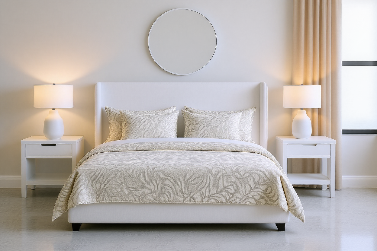 DAYTONA (AUSSIE MADE) UPHOLSTERED BEDROOM COLLECTION - ASSORTED FABRICS AND COLOURS - STARTING FROM $999
