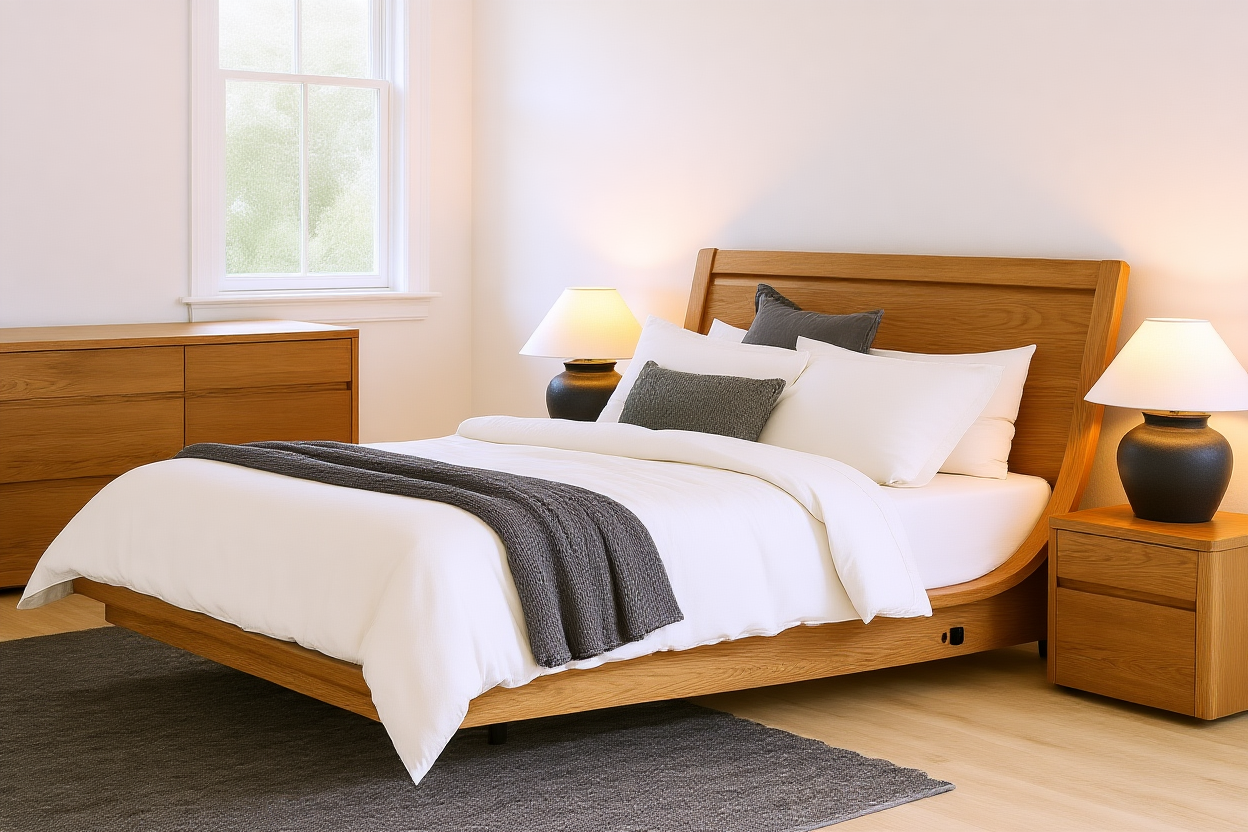 DRIFT (AUSSIE MADE) BEDROOM COLLECTION - TASSIE OAK COMBINATION - ASSORTED STAINED COLOURS - STARTING FROM $2499