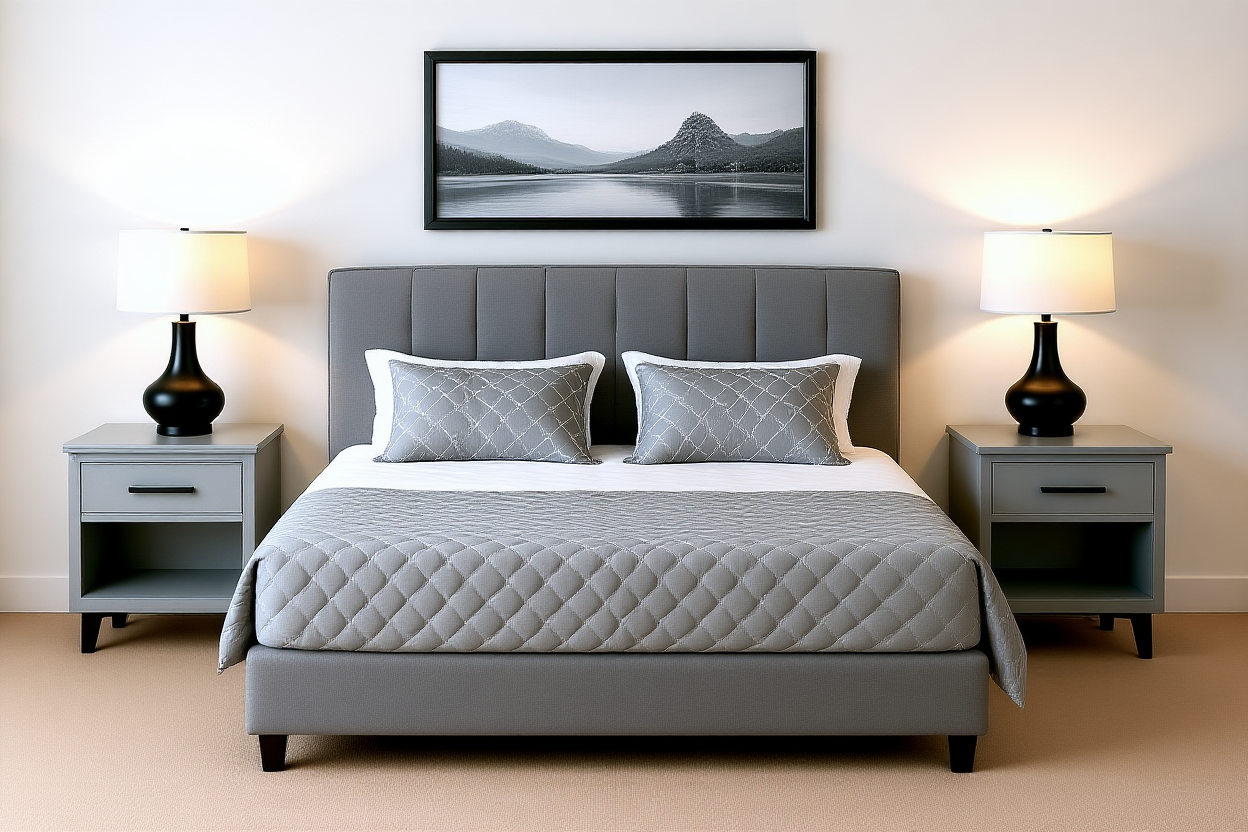 ELARA (AUSSIE MADE) UPHOLSTERED BEDROOM COLLECTION - ASSORTED FABRICS AND COLOURS - STARTING FROM $699