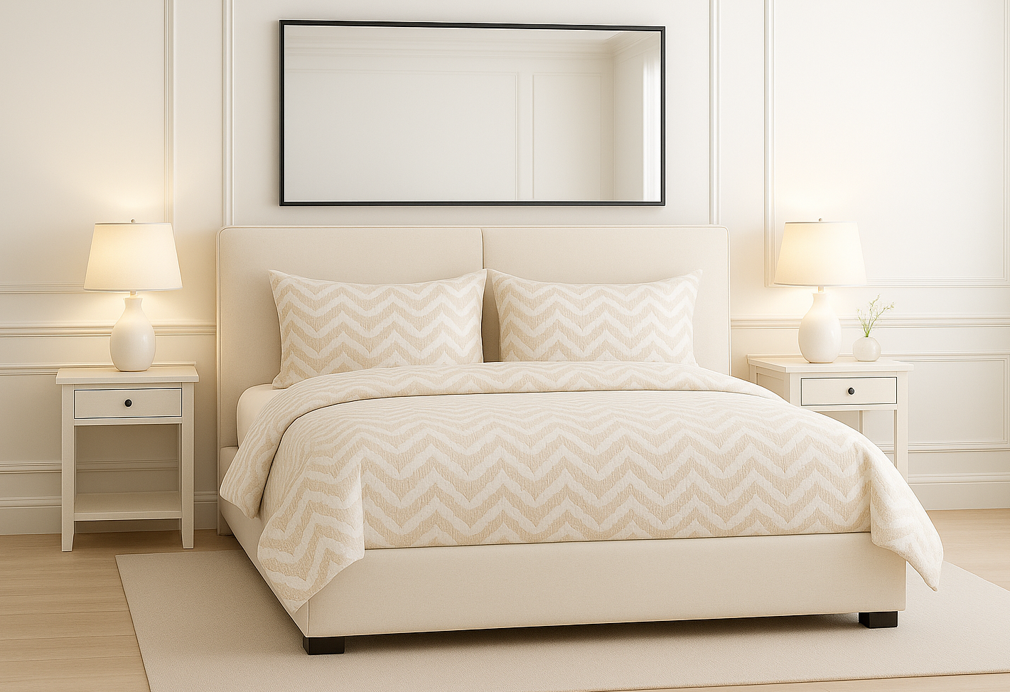 ENZO (AUSSIE MADE) UPHOLSTERED BEDROOM COLLECTION – ASSORTED FABRICS & COLOURS - STARTING FROM $999