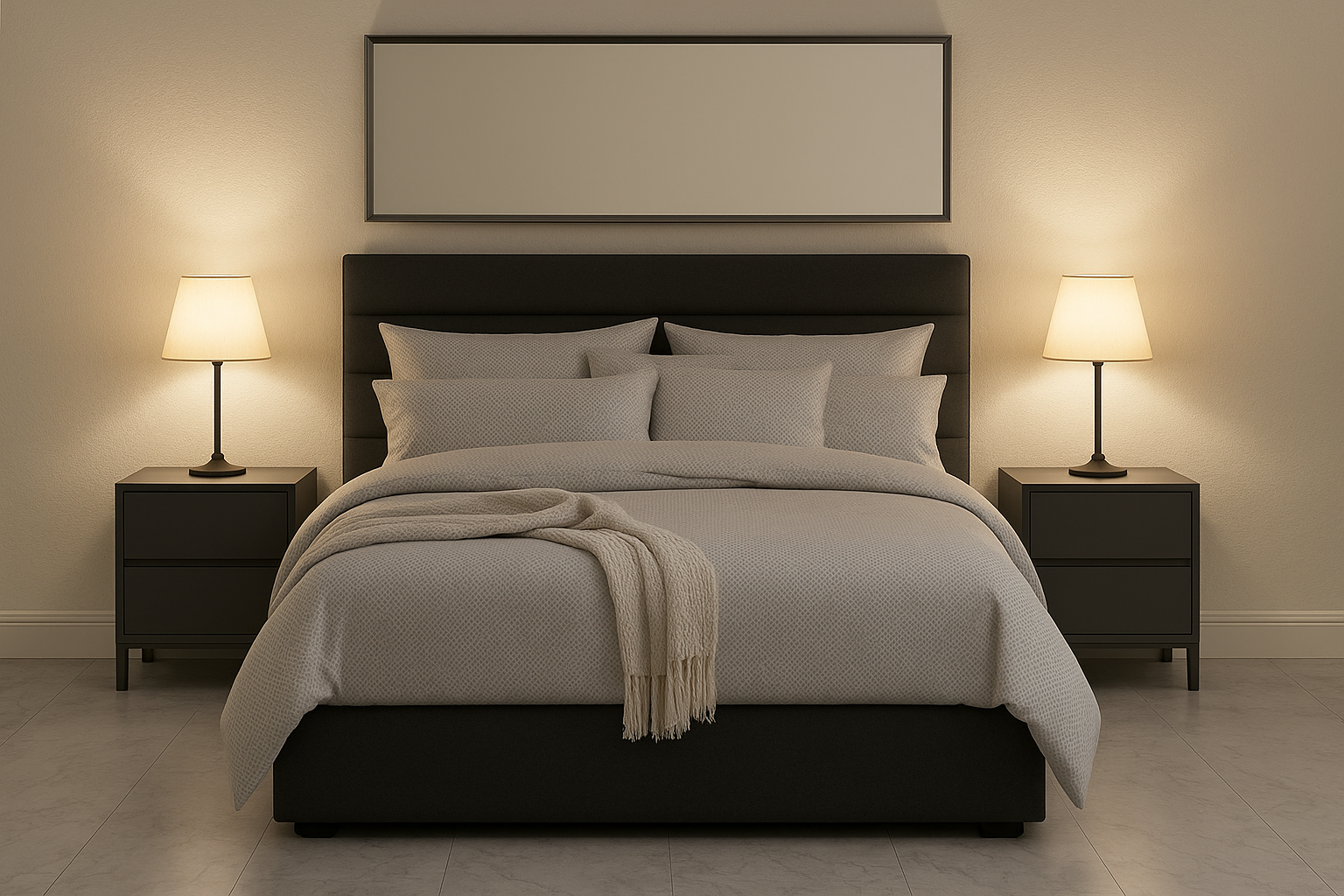 ESTATE (AUSSIE MADE) UPHOLSTERED BEDROOM COLLECTION - ASSORTED FABRICS AND COLOURS - STARTING FROM $599