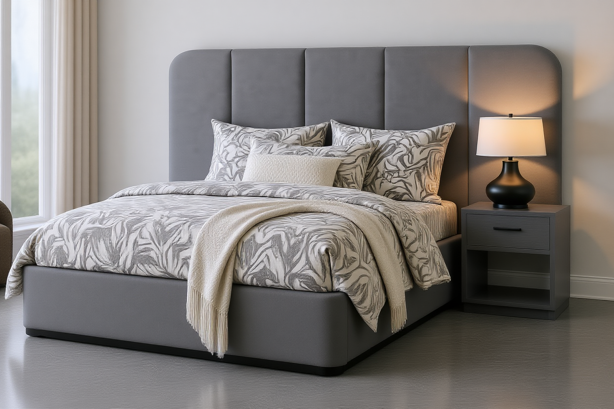 MAROUBRA (AUSSIE MADE) UPHOLSTERED BEDFRAME – ASSORTED FABRICS & COLOURS - STARTING FROM $2999