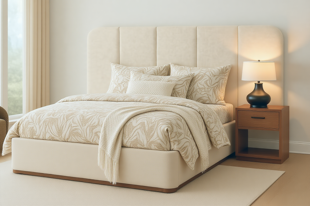 MAROUBRA (AUSSIE MADE) UPHOLSTERED BEDFRAME – ASSORTED FABRICS & COLOURS - STARTING FROM $2999