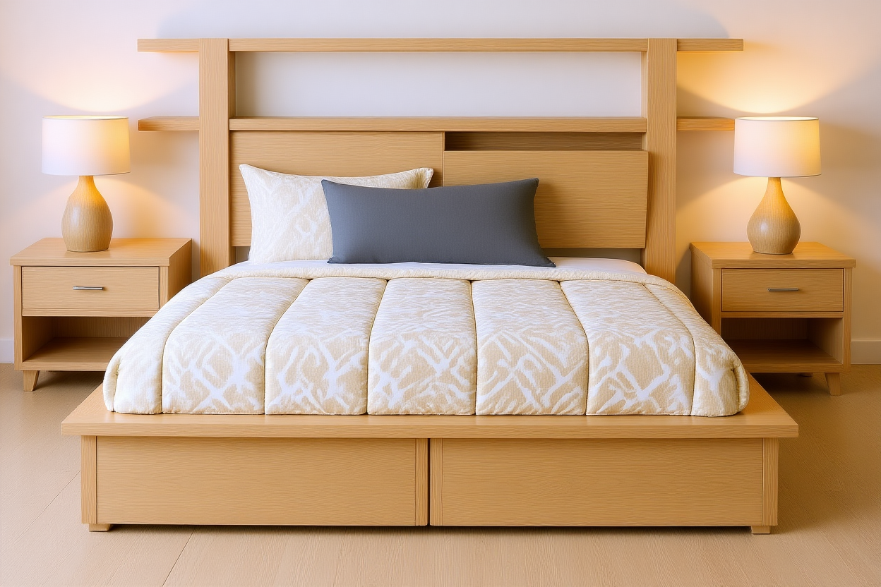 GRANDEUR (AUSSIE MADE) SOLID TIMBER BEDROOM COLLECTION - ASSORTED STAINED COLOURS - STARTING FROM $999