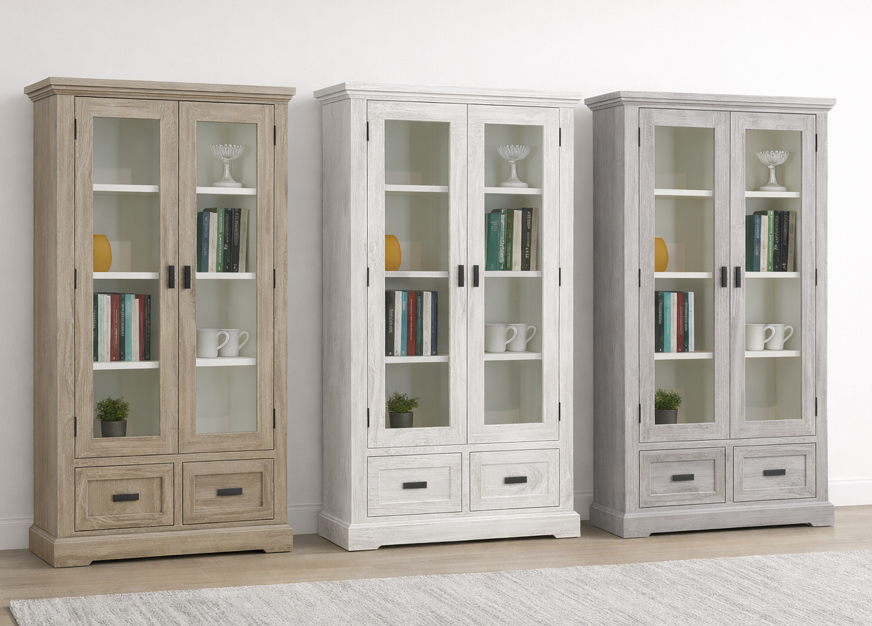 HAMPTONS (AUSSIE MADE) HIGHLINE LIBRARY UNIT COLLECTION - ASSORTED COLOURS - STARTING FROM $1899
