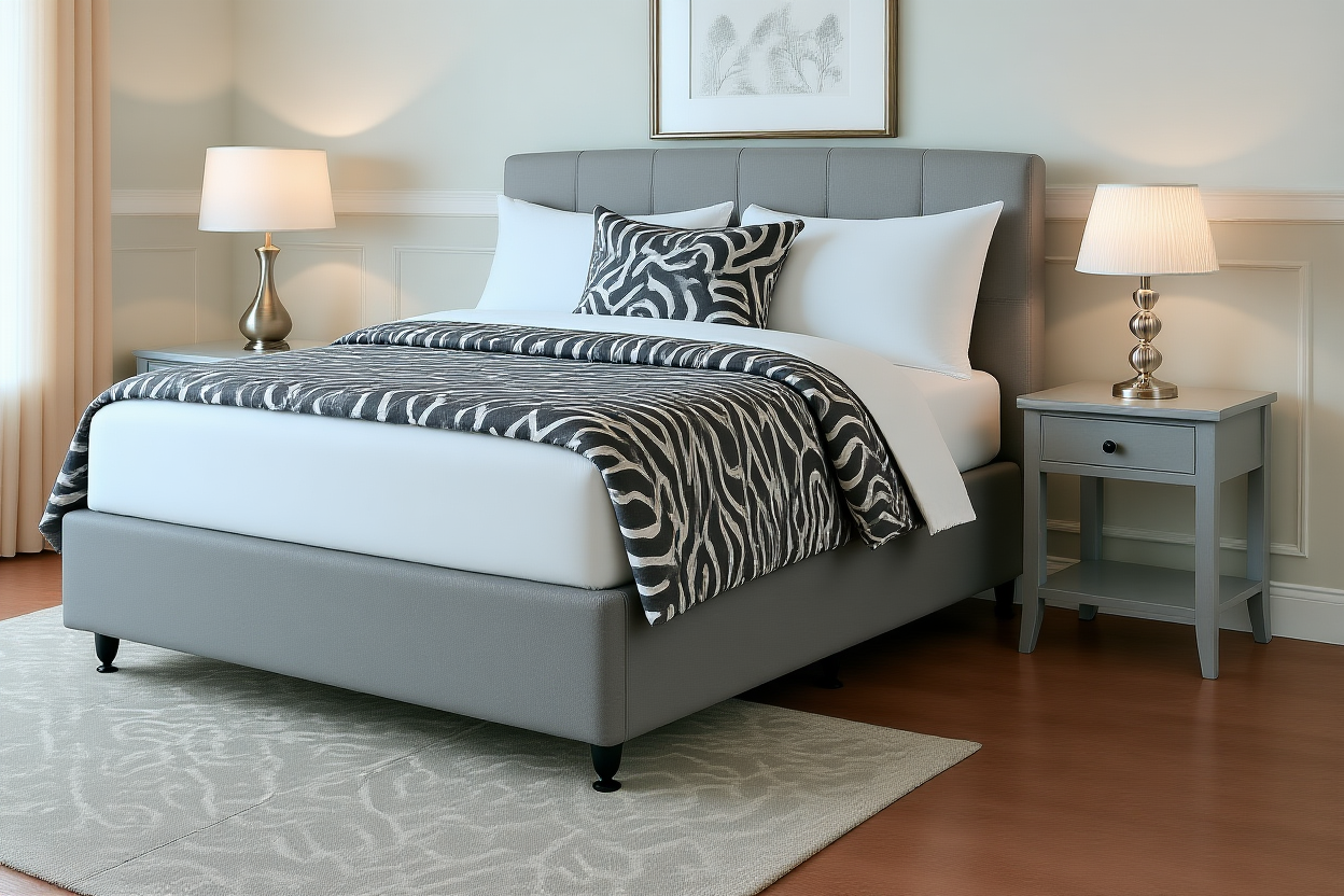 HYDRA (AUSSIE MADE) UPHOLSTERED BEDROOM COLLECTION - ASSORTED FABRICS AND COLOURS - STARTING FROM $299