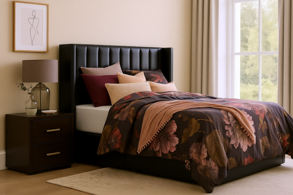 ISABELLA (AUSSIE MADE) UPHOLSTERED BEDROOM COLLECTION - ASSORTED FABRICS AND COLOURS - STARTING FROM $999