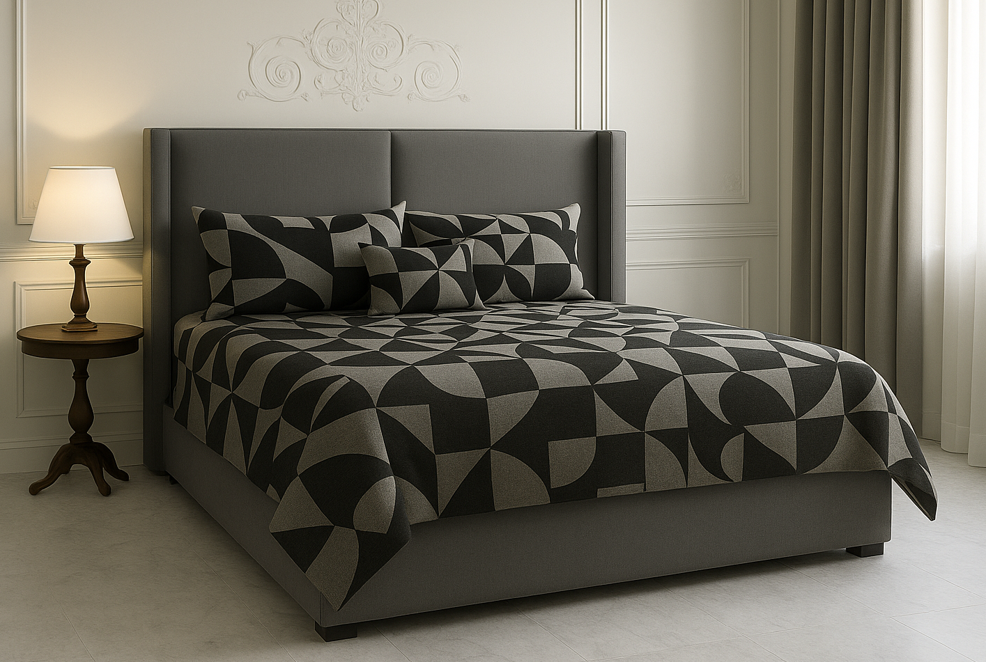 JASPER (AUSSIE MADE) UPHOLSTERED BEDROOM COLLECTION - ASSORTED FABRICS AND COLOURS - STARTING FROM $999
